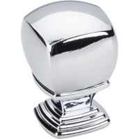  Katharine Large Knob 1" O.L.,  Polished Chrome alt 0