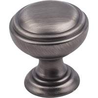 Tiffany Knob, 1-1/4" Dia.,  Brushed Pewter alt 0