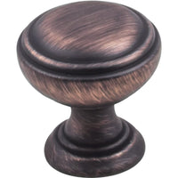 Tiffany Knob, 1-1/4" Dia.,  Brushed Oil Rubbed Bronze alt 0