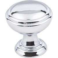 Tiffany Knob, 1-1/4" Dia.,  Polished Chrome alt 0