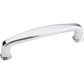 Milan 1 Plain Square Pull, 96 mm C/C, Polished Chrome alt 0