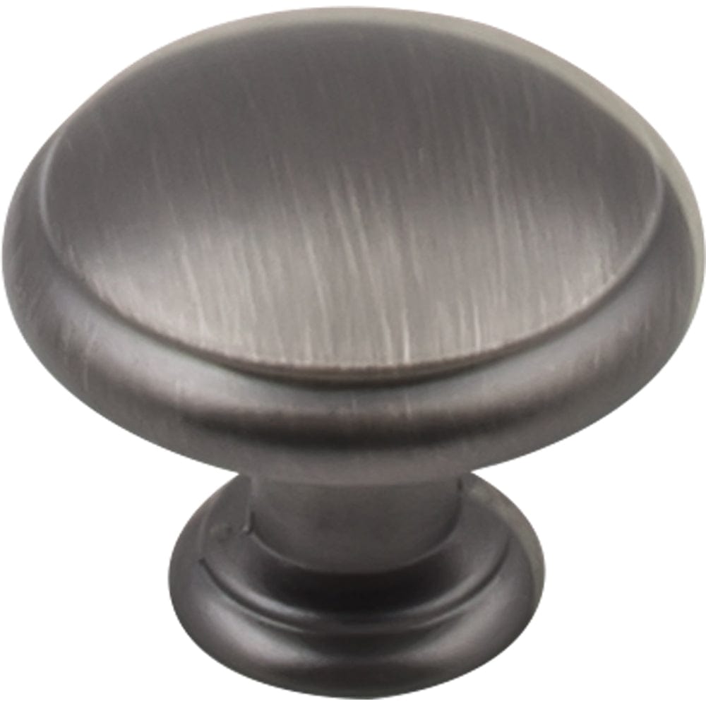 Gatsby Knob, 1-3/16" Dia.,  Brushed Pewter alt 0