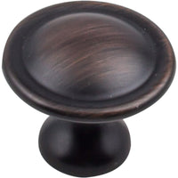 Watervale Knob, 1-1/8" Dia.,  Brushed Oil Rubbed Bronze alt 0