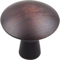 Zachary Knob, 1-1/16" Dia Brushed Oil Rubbed Bronze alt 0