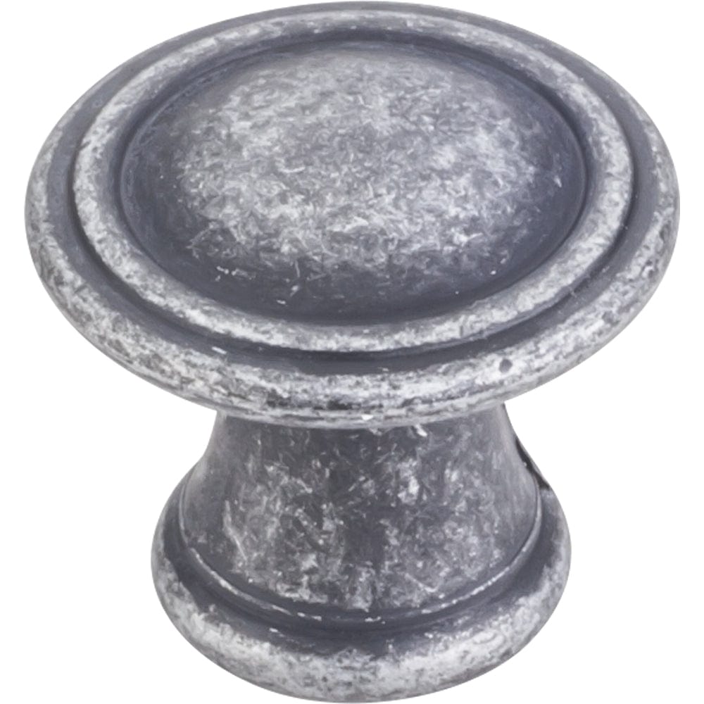 Chesapeake Knob, 1-3/16" Dia.,  Distressed Antique Silver alt 0