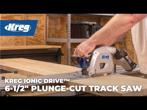 Kreg 20V Ionic Drive™ 6-1/2\" Plunge-Cut Track Saw