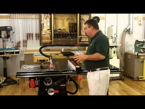 SawStop Contractor Saw, 52\" T-Glide with Andrew Bo