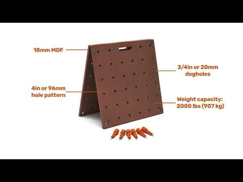 Centipede Table Top - Pair - 3/4" Dog Holes alt 999